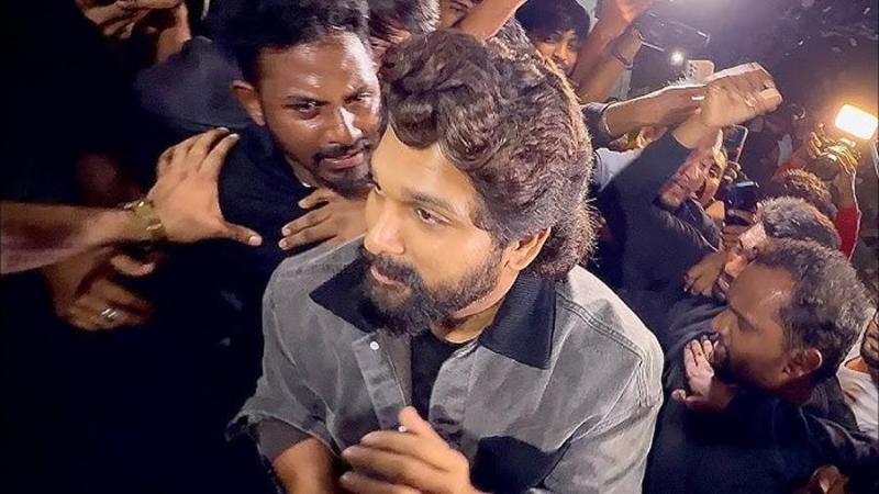 साउथ सुपरस्टार Allu Arjun के बर्थडे पर उमड़ा भारी जनसैलाब